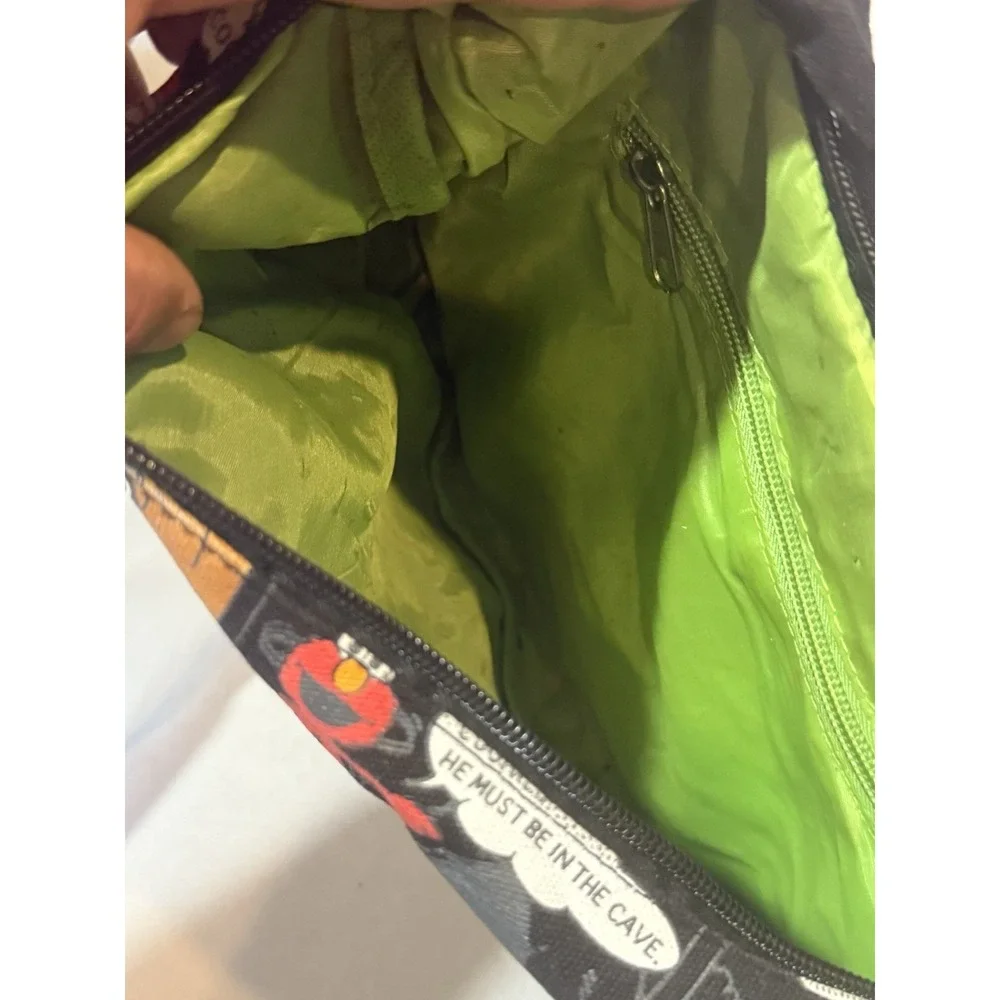 Sesame Street‎ comic strip Oscar the Grouch shoulder Bag Y2K